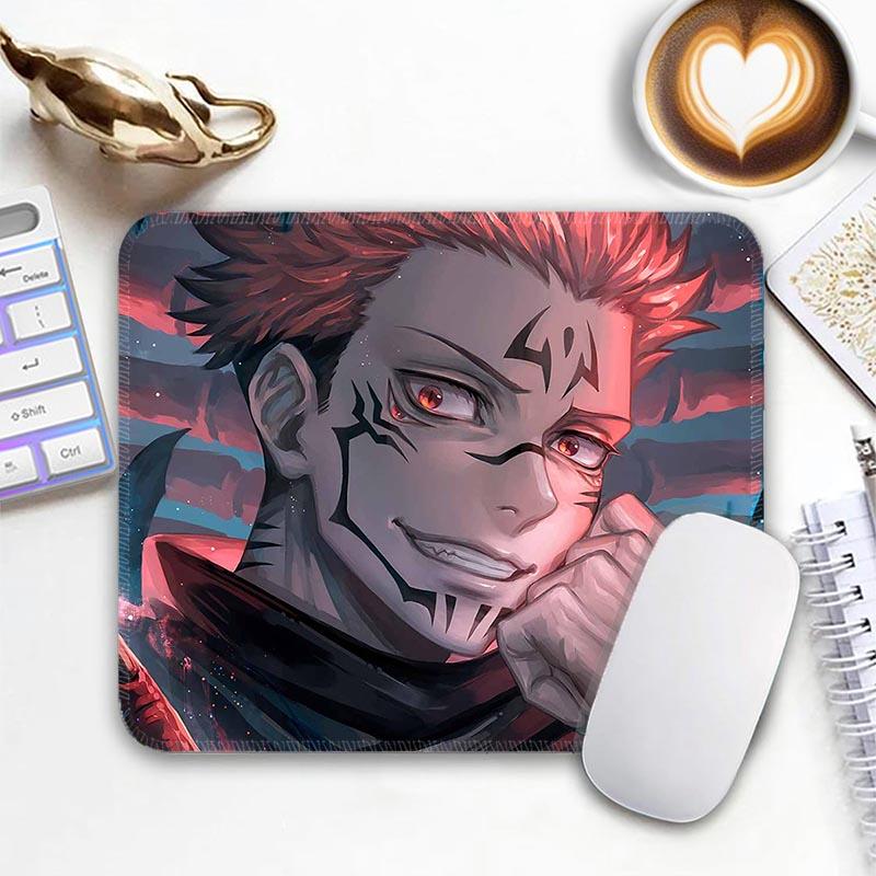 Игровой коврик для мыши Satoru Gojo из Jujutsu Kaisen, стандартный, маленький, для путешествий, нескользящий, офисный