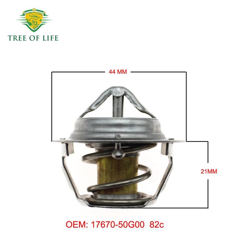 Engine Coolant Thermostat For SUZUKI SWIFT SUBARU JUSTY NISSAN MICRA 17670 50G00 21200-KA050 17670-76G00 17670-50G00