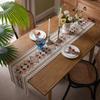 Непромокаемая хлопковая льняная дорожка для стола, льняное покрытие для стола, скатерть-флаг для кухни