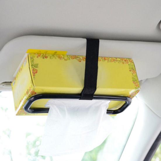 Car Vehicle Sun Visor Seat Back Plastic Tissue Box Holder Paper Napkin Bracket