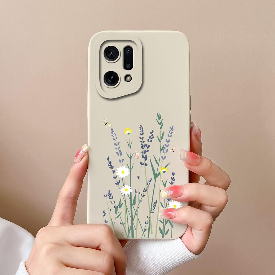 Чехол для OPPO Narzo 30 50A Prime 50i Neo 9 K9X K10 Pro, задняя крышка с цветком авокадо, сумки для телефонов, жидкий мягкий силикон, матовый противоударный бампер для OPPO