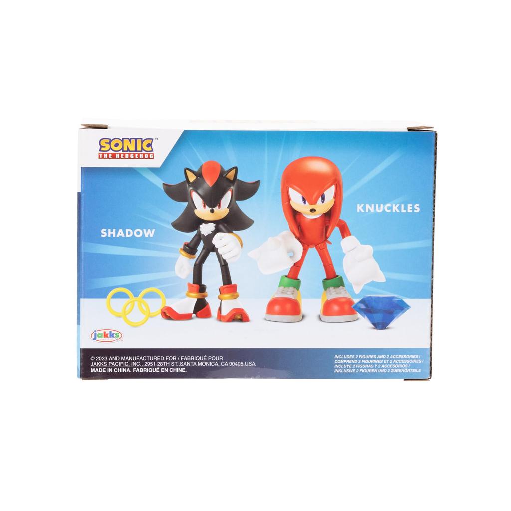 Sonic the Hedgehog 4-Inch Action Figure 2-Pack – Knuckles & Shadow