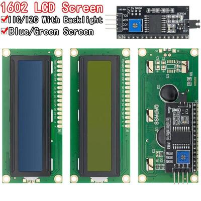 ЖК-модуль сине-зеленый экран IIC/I2C 1602 для Arduino 1602 LCD UNO r3 mega2560 LCD1602 LCD1602 + I2C