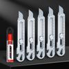 Stainless Steel Utility Knife 6 In 1 Multi-Function Opener Retractable Box Cutter Portable Office Home Courier Unboxing Knifes