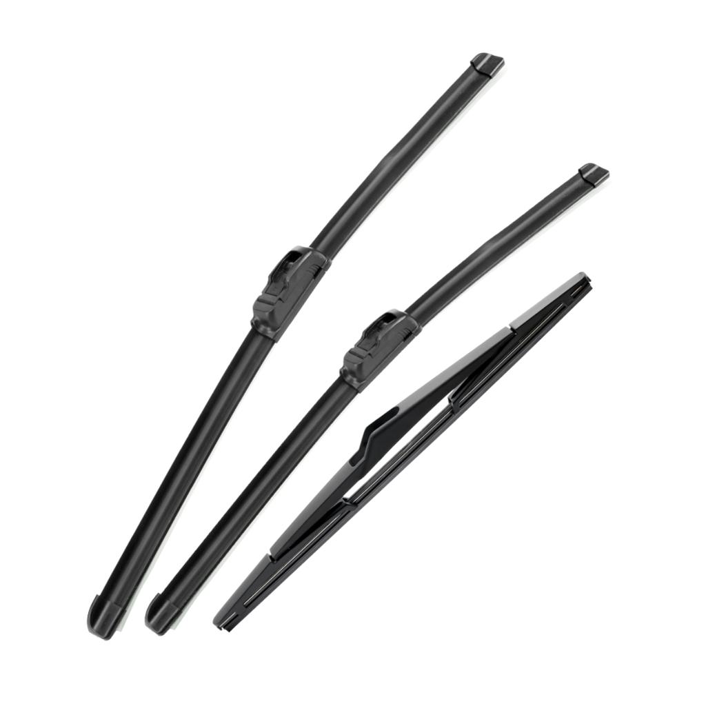 For Kia Picanto SA 2004-2011 2005 2006 2007 2008 Wiper Front&Rear Wiper Blades Windshield Windscreen Window Brushes 22"+16"+12