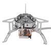 Windproof Camp Stove 3 Core Lightweight Portable Windproof Gas Stove for Outdoor Backpacking Picnic