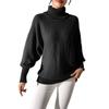 Women's Casual, Fashionable, Comfortable, Solid Color, Minimalist Top, High Collar, Turtleneck Sweatermin