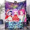 K-Pop Охотники на демонов Huntrix Одеяла Качество Зима Мягкое Теплое Плед Одеяло Девочки Мальчики Подарки Одеяла для дивана кровати Рождественские подарки