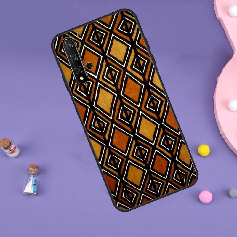 African Wax Print Design Case For Huawei P30 P20 P40 Lite Nova 5T 11i 8i 3i 9 10 SE 11 Pro Y90 Y70 Y61 Y60 Y91 Cover
