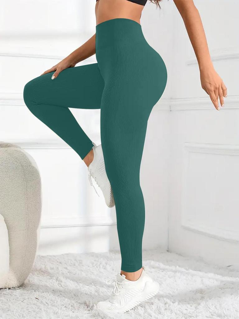 Бесшовный костюм для йоги с высокой талией: Активная одежда для женщин, подтягивающая бедра и формирующая живот