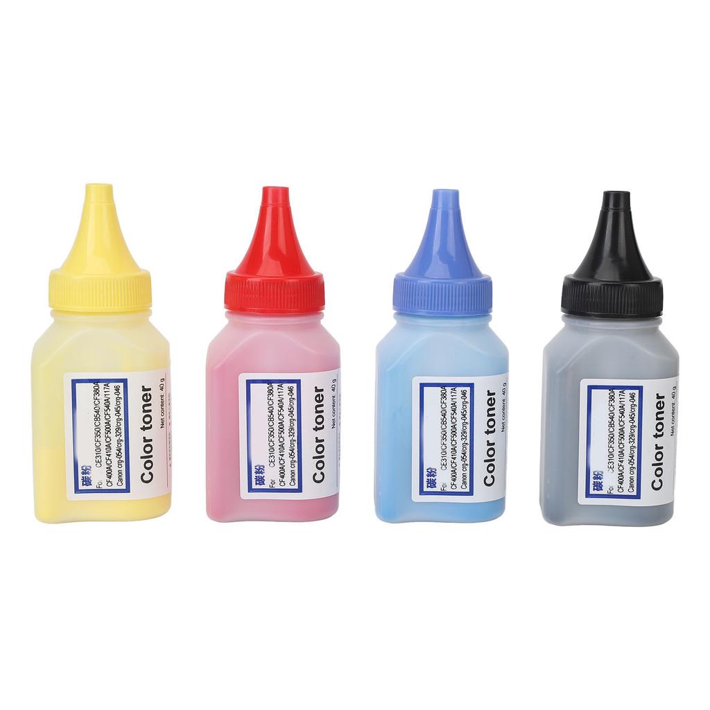 4 шт. тонер для заправки тонер-порошок принтер тонер-картридж заправка тонер цветной тонер порошок замена для