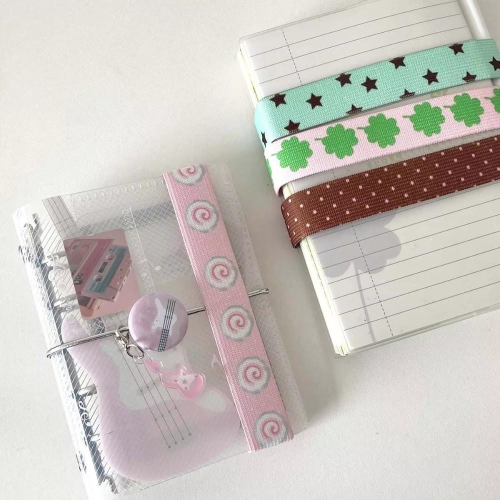 Кавайные регулируемые ремешки для блокнота Блокнот на кольцах Милая звездная веревка-переплет Декоративная лента для скрапбукинга
