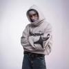 Мужская толстовка с капюшоном в стиле ретро-готики High Street Trend Y2k Harajuku для мужчин Свободная и повседневная толстовка Demon Slayer