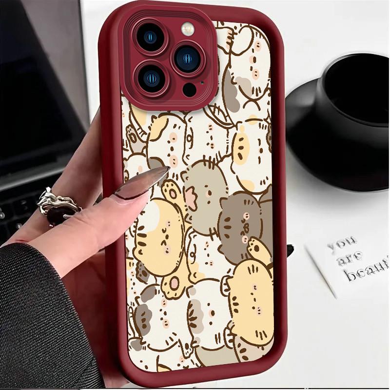 Cute Cartoon Cats Printed Fashion Case Flexible Soft Silicone TPU Shell Full Back Cover for Xiaomi Redmi Poco