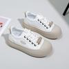 Белые туфли для женщин, новые весенние студенческие универсальные повседневные кроссовки в корейском стиле, модные модные кроссовки на платформе Kt2613