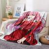 1PC Franxx Patterned Flannel Blanket Suitable For All Seasons For Home Decor Warmth And Comfort Gifts Holiday Present