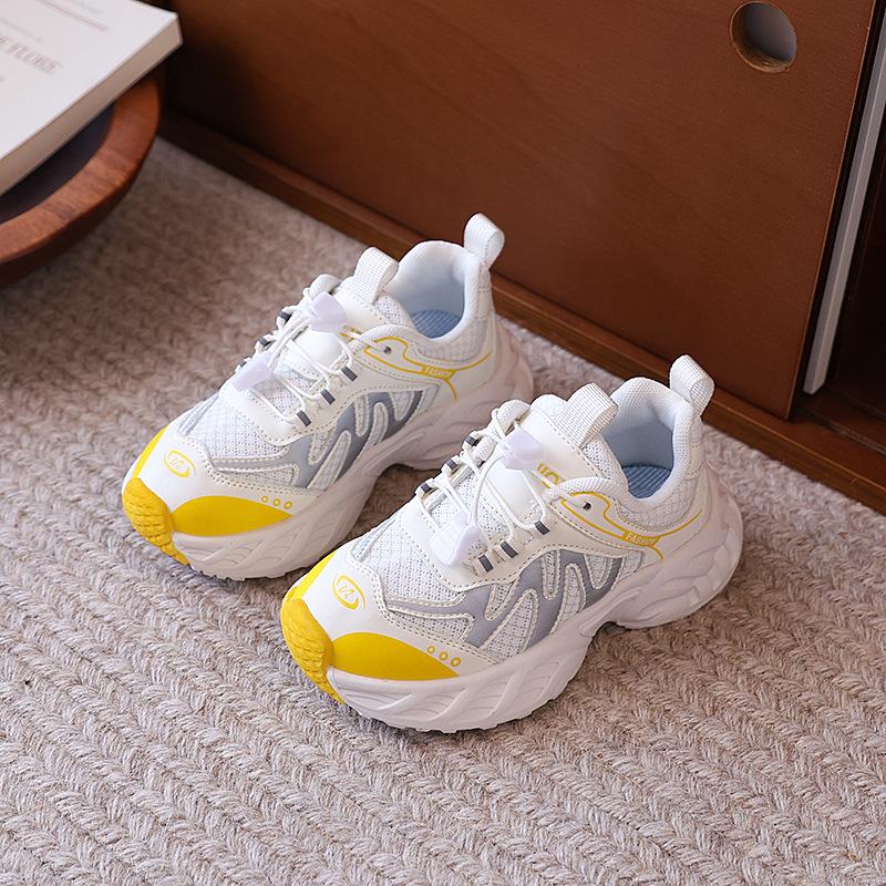 2025 лето новые тонкие сетчатые модные туфли на платформе спортивные папины кроссовки женские дышащие, легкие и универсальные повседневные туфли Форрест Гамп тренд