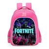 Игровой Мультяшный Рюкзак Флуоресцентный Синий Fortnite Принт с Буквами Водонепроницаемый и Износостойкий Ученик Начальной Школы Светоотражающий Школьный Ранец