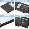 Аккумулятор для ноутбука 68 Втч 3HWPP для Dell Latitude 5401 5410 5411 5501 5510 5511 Precision 3541 3551 Inspiron 7506/7500 2-в-1 Черный