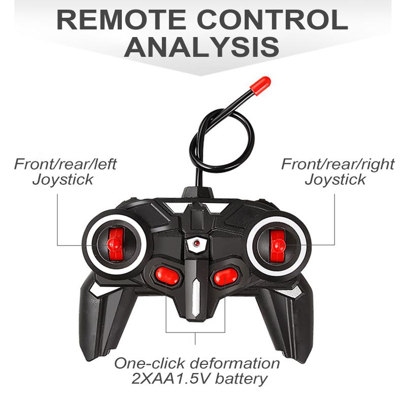1:18 автомобилей-трансформеров с дистанционным управлением, деформирующийся одной кнопкой, робот-машинка, игрушки для детей 3-11 лет