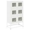 Highboard White 68 x 39 x 123 cm Steel