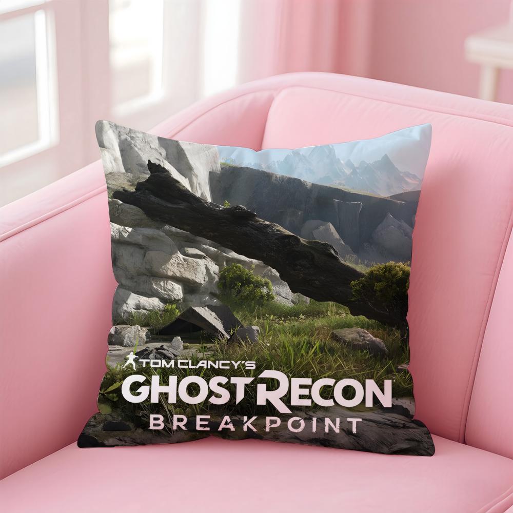 Tom Clancys GhostBreakpoint Cushion Cover Comfortable Reversible Pillow Cover Ideal For Car Sofa Bedroom & Beyond