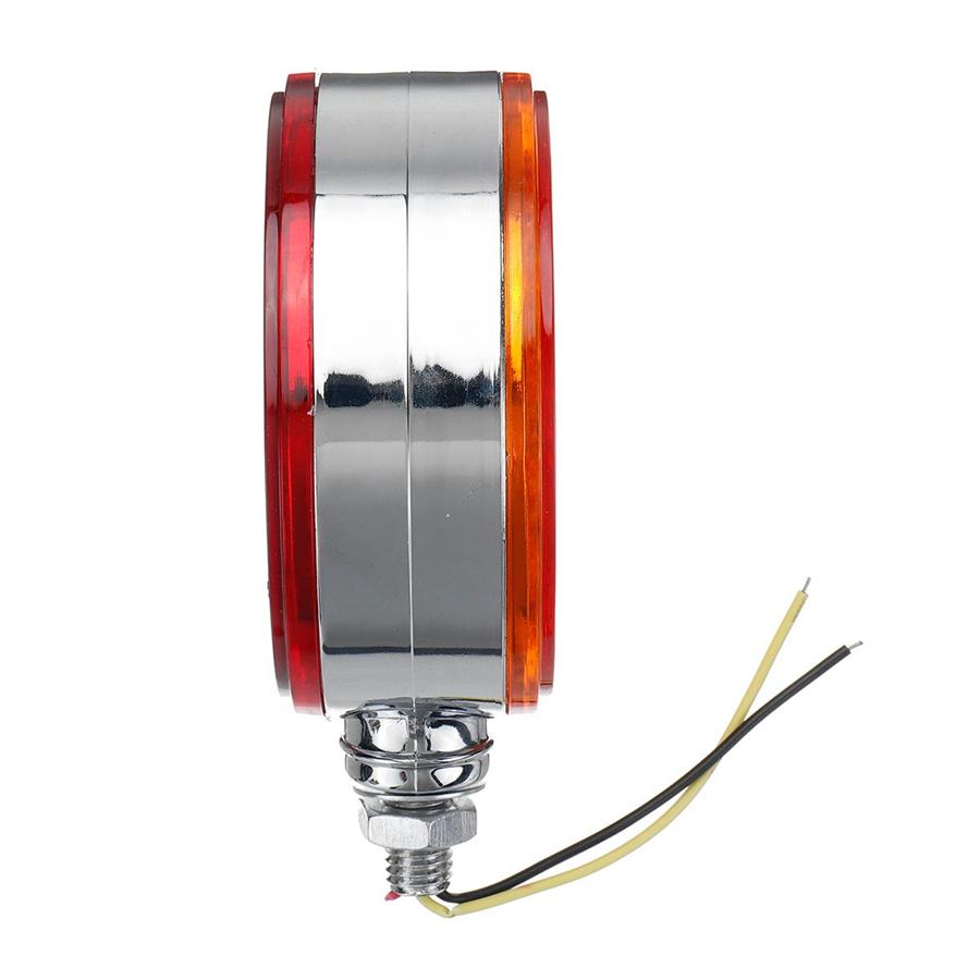 12v/24V Красный Желтый Двусторонний Светодиодный Боковой Габаритный Фонарь Стоп Сигнал Поворотника Задние Фонари Лампа для Грузовиков Легковых Автомобилей Прицепов Грузовиков Тракторов