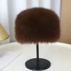 Fashion Fluffy Fur Bucket Hat Warm Ear Protection Fisherman Hat Soft Furry Snow Ski Cap Winter