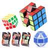 Детская научно-образовательная головоломка Кубик Рубика 5,7 см Кубик Рубика третьего порядка Обычный прямоугольный черный фон Положительный порядок Кубик Рубика