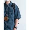 Summer New Chinese Style Vintage Denim Jacket For Men And Women, Loose Retro Button Washed Denim Top