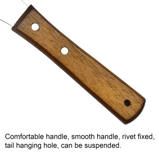 Лопатка для торта, кондитерские инструменты с деревянной ручкой, скребок из нержавеющей стали для кексов, мастики, для кухни