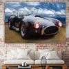 Классический автомобиль AC Cobra Car Blue Sky Wall Art Poster Масло Холст Картина Плакаты и принты Гостиная Украшение дома без рамы