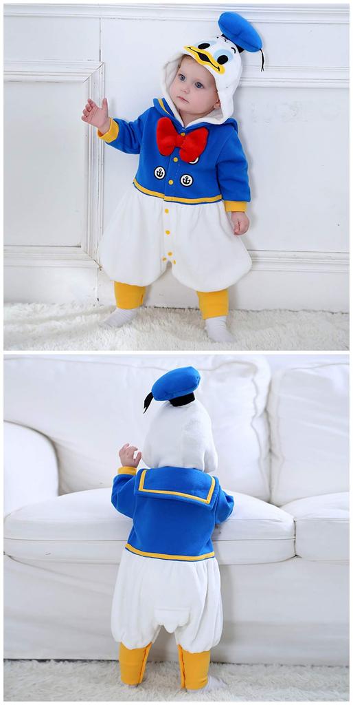Baby Baby Cute Duck Cosplay Baby Room Halloween Halloween Halloween Event Baby [SCLYX] Romper, Romper, Costume, Loungewear, Wear, Boys, Costume,
