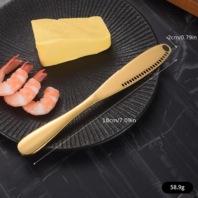 1 шт. Нержавеющая сталь нож для масла с отверстием, нож для сыра, сыра, хлеба, джема, лопатка, нож для масла