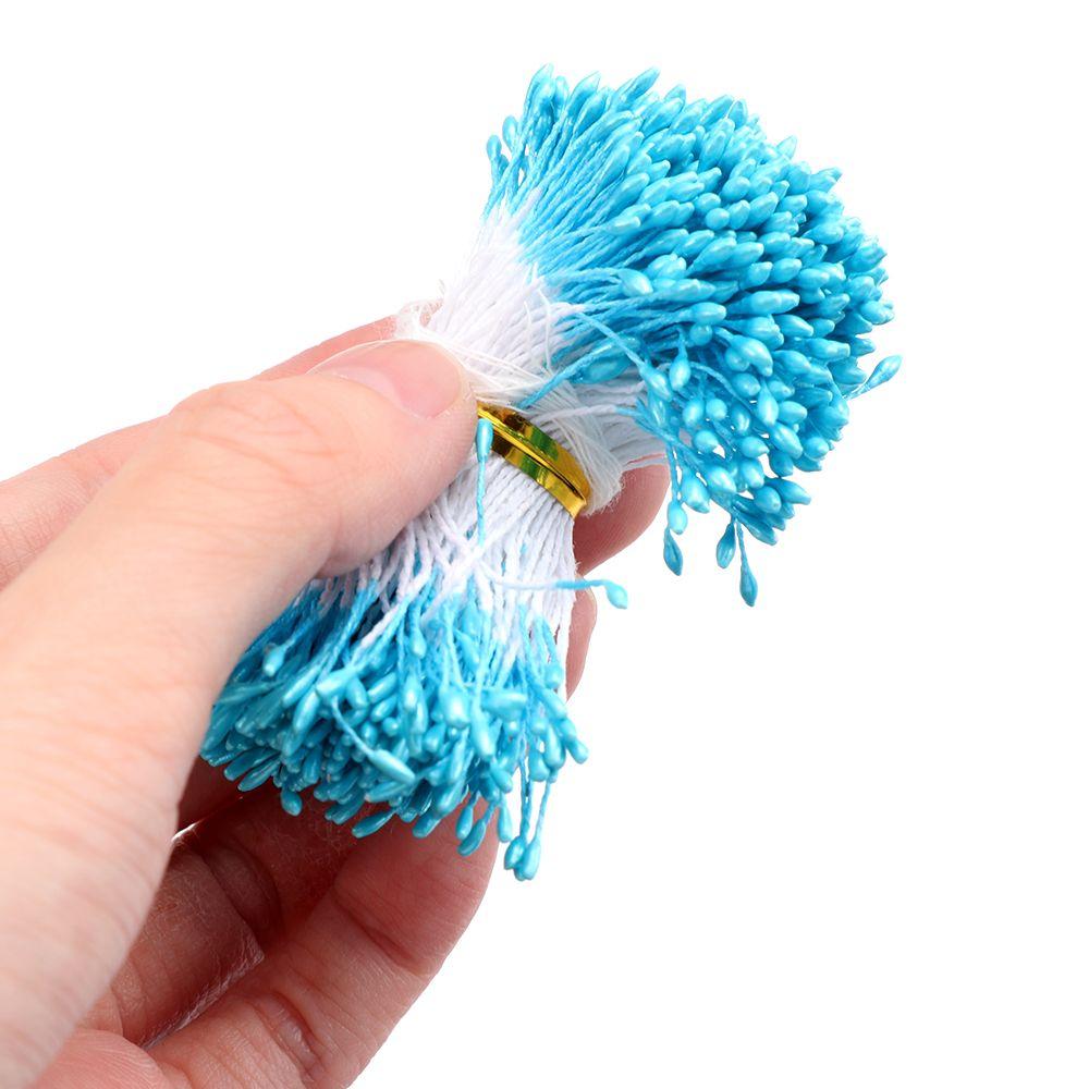 Double Heads Wedding Decoration Needlework Artificial Pearl Pistil Flower Stamen DIY Floral Craft