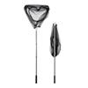 Foldable Fish Landing Net Nylon Mesh for Safe Fish Catching Stainless Poles Handle Fishing Net Saltwater Fish Equipment