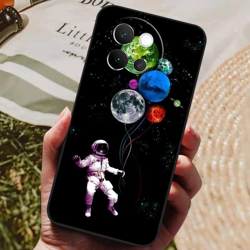 Чехол для VIVO V40 Lite 5G Мягкая силиконовая накладка Черный бампер ТПУ Для чехлов на телефон Vivo V40 Lite 5G V40Lite Ударопрочные задние крышки