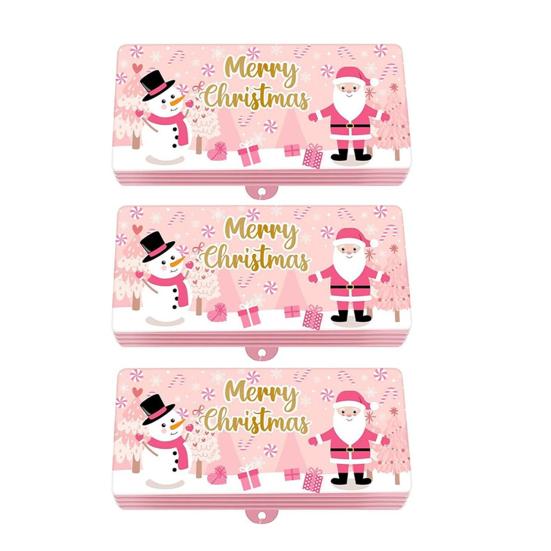 2026 Рождественский конверт для денежного подарка с 10 отделениями, держатель для сюрпризов, праздничная открытка, денежный кошелек, персонализированные подарки, нарядная красная кисточка для семьи, друзей