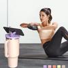 Силиконовая крышка для бутылки с водой, герметичная, с подставкой для сотового телефона, многоразовая крышка для стакана Stanley, аксессуары на 40 унций