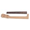 Ukulele Fretboard Neck Set Rosewood Okoume Wood Fingerboard Replacement for 4 String Musical