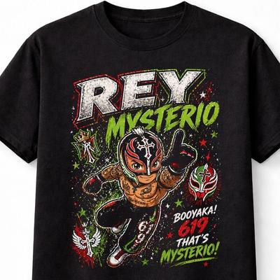 Rey Mysterio 619 Lucha Libre Легенда Рестлинга Маска Унисекс Футболка