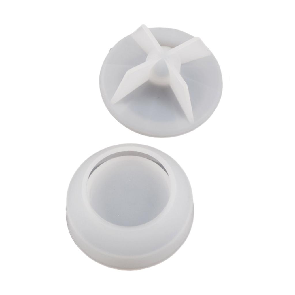 Форма из эпоксидной смолы, формы для шкатулки для украшений, круглые формы для контейнера для хранения, силиконовый материал, подарок для любителя DIY-поделок