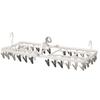 CB Japan Laundry Drying Rack Hooks To Prevent Clothespin Hanger with Hidden Double Clothespin Separate Clothes Drying White X Laundry Kogure THE