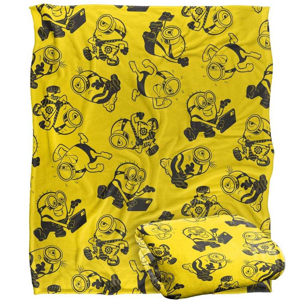 Minions Outline Soft Touch Blanket
