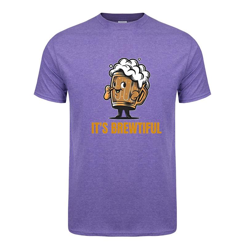 Its Brewtiful Brewery Beer T Shirts Unisex Graphic Streetwear Short Sleeve Birthday Gifts Summer Brewtiful Tshirt Unisexs Dy199