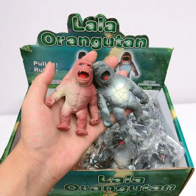 Multi-Color Stretchable Gorilla Toy - Creative Decompression & Stress Relief