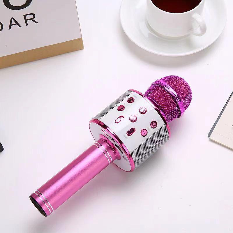 Беспроводной микрофон для караоке Mic для мобильного телефона, для пения, Bluetooth, конденсаторный Mikrofon, Blutooth, смартфон, Micro DJ, аудио