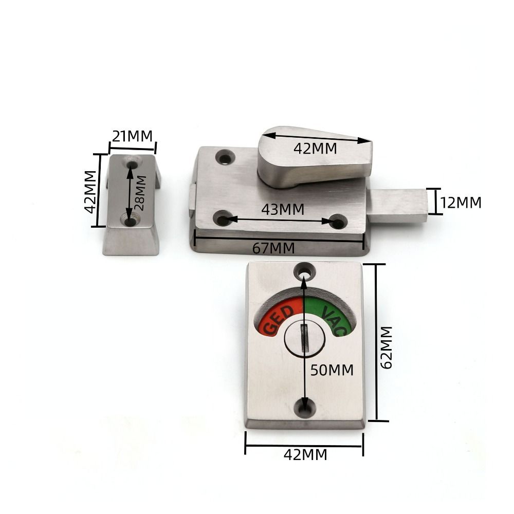 Засов для двери перегородки примерочной Замок для туалета примерочной Конфиденциальность