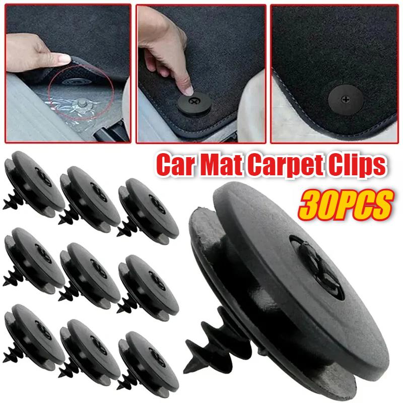 2-30PCS Auto Fastener Floor Mat Buckle Antiskid Pad Fastener Retainer For Car Carpet Fixing Clamp Car Accessories