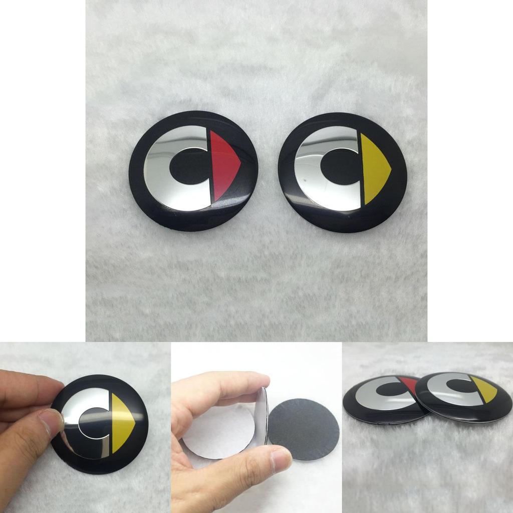4pcs Car 565mm Styling Aluminum Car Wheel Center Hub Cap Stickers Smart For